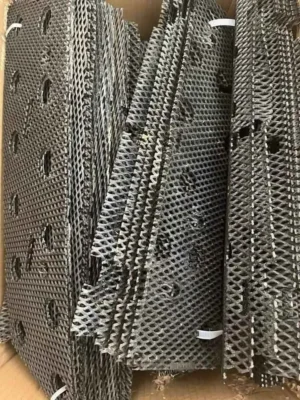 Black Titanium Mesh Scrap