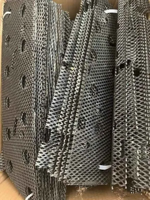 Black Titanium Mesh Scrap