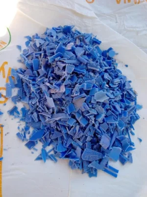 HDPE Blue Drum Regrind