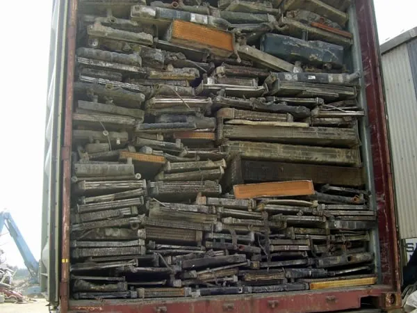 Mixed Unsweated Auto Radiators Scrap